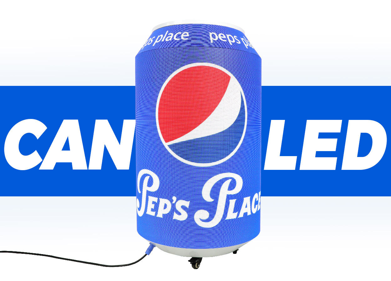 EA-DCan indoor can-shaped LED display