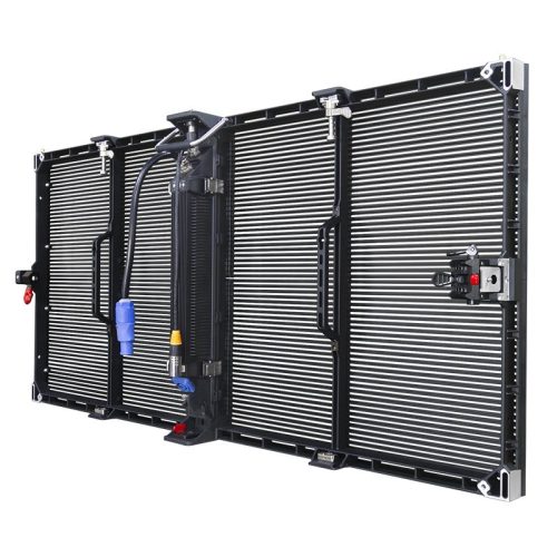EA1000TOR1 rear cabinet with open LED strips and connecting hardware