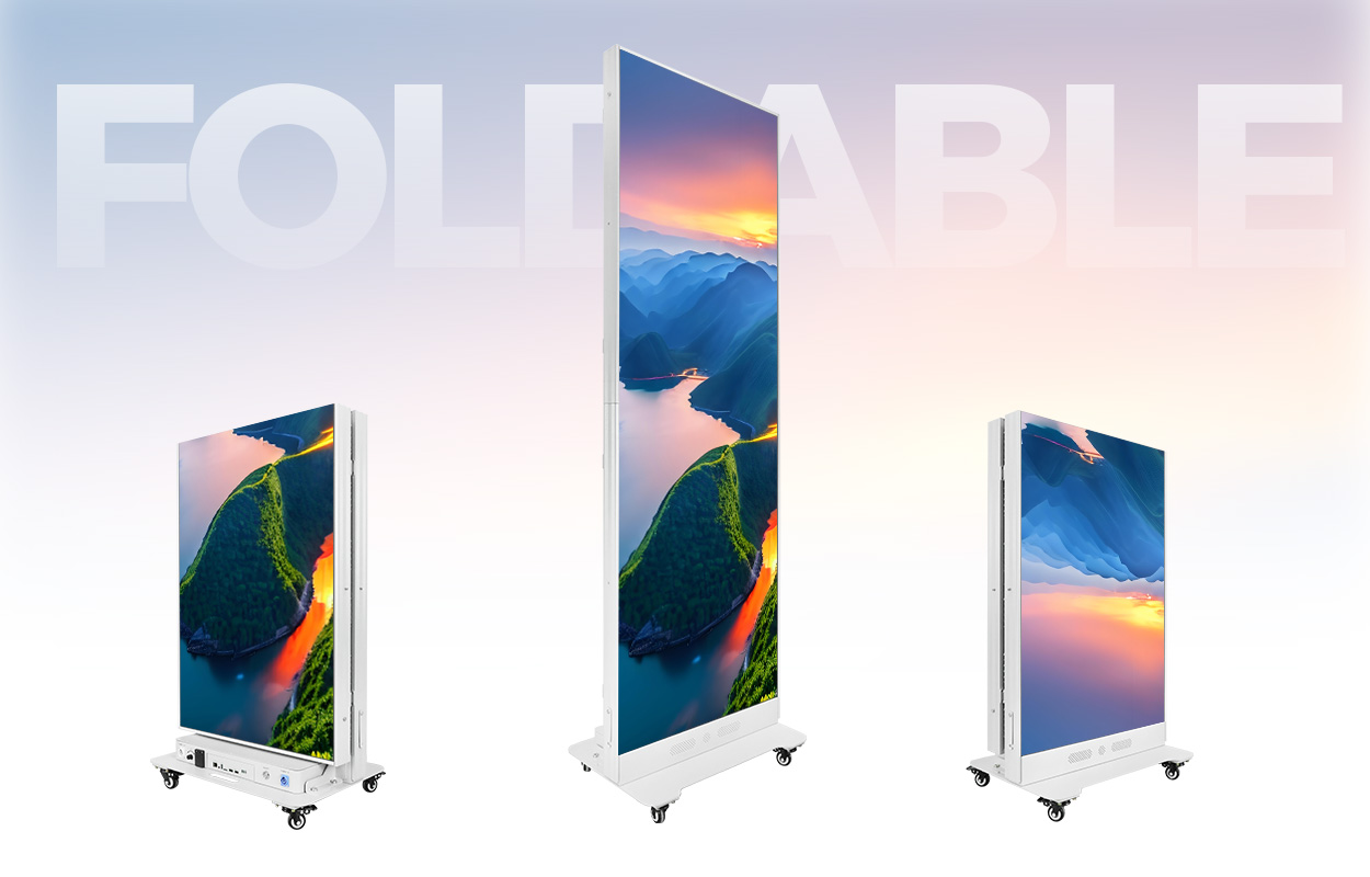 EA1920iP5 displays in open and folded positions