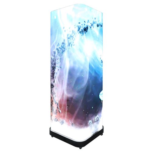EA3DiP1 four-sided indoor LED poster display