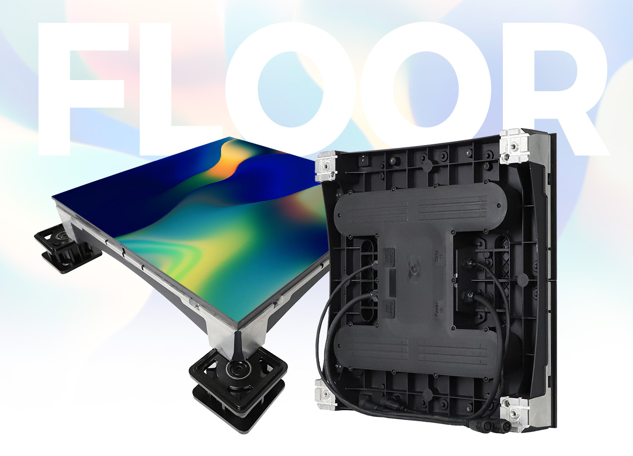 EA500RF indoor rental LED floor display