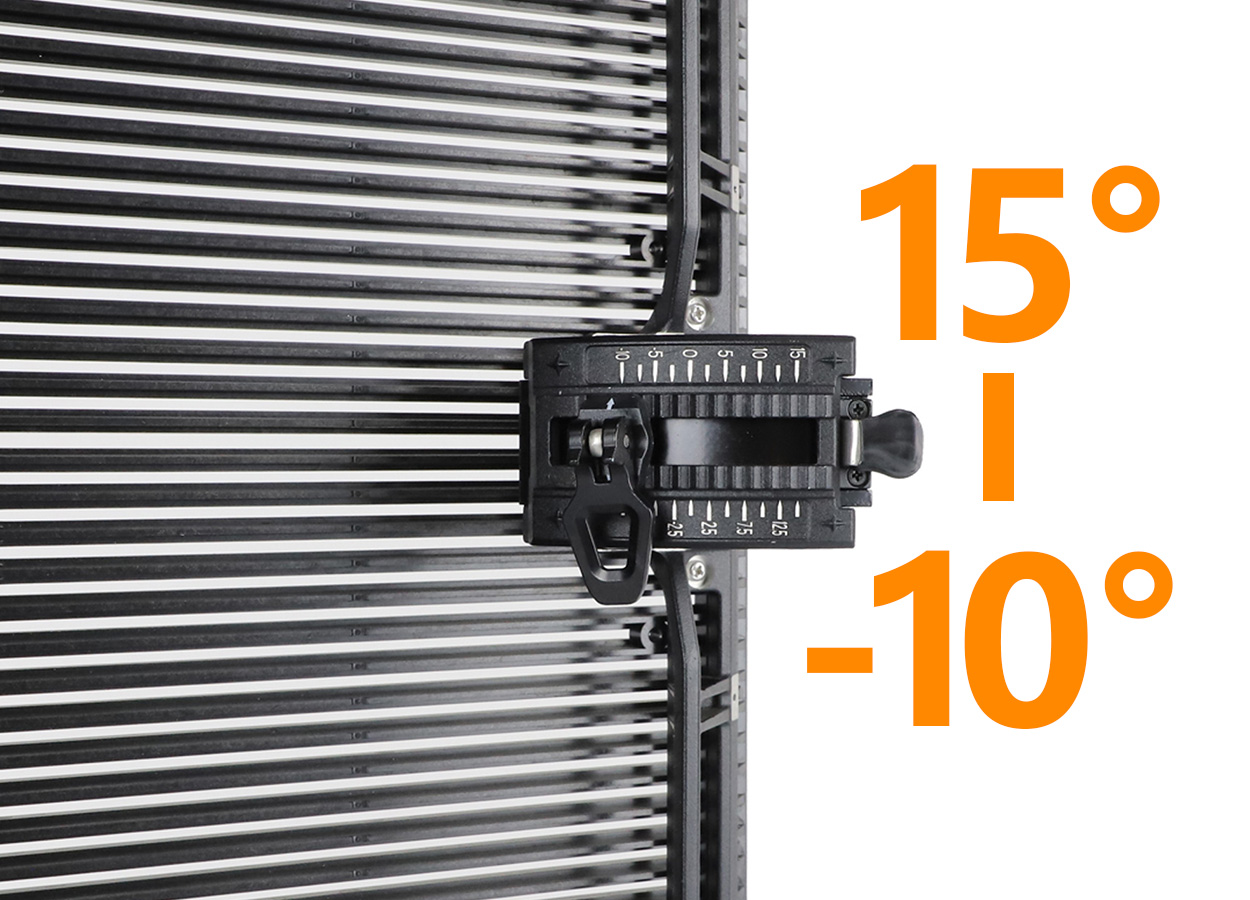 EA500TOR1 transparent rental cabinet detail