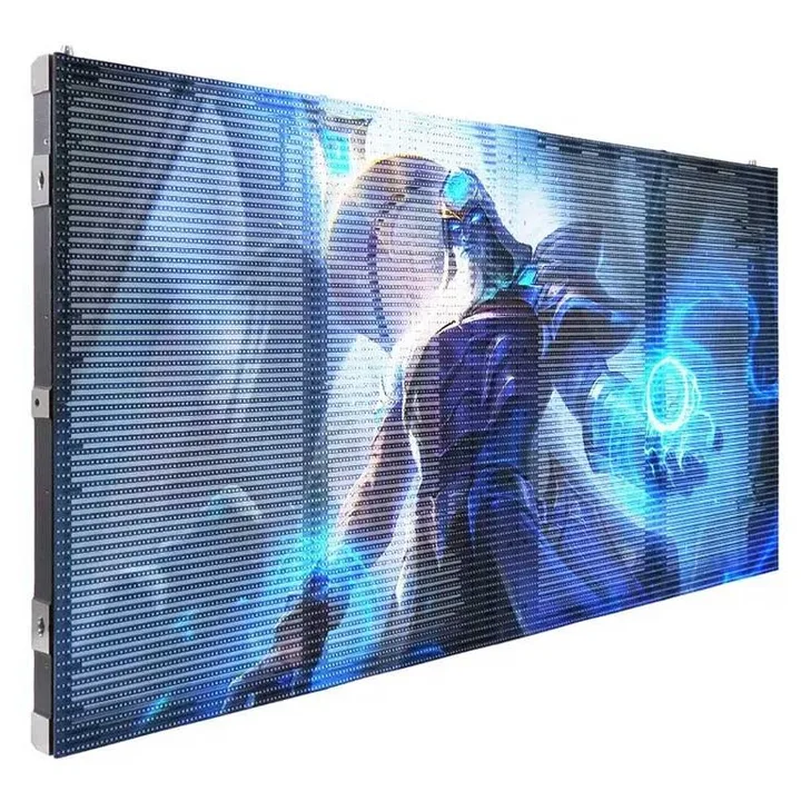 EagerLED EA1000TOR transparent LED cabinet showing its open structure